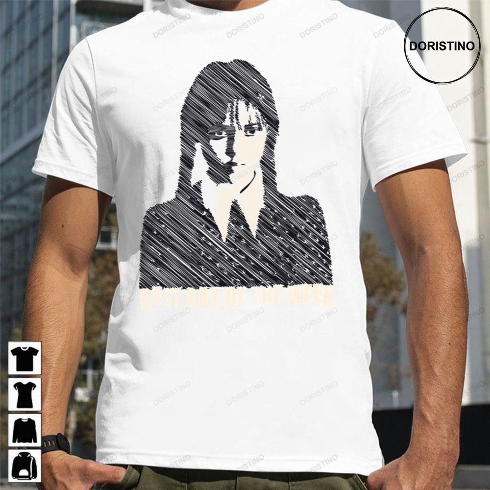 Wednesday Addams Day Of The Week Limited Edition T-shirts